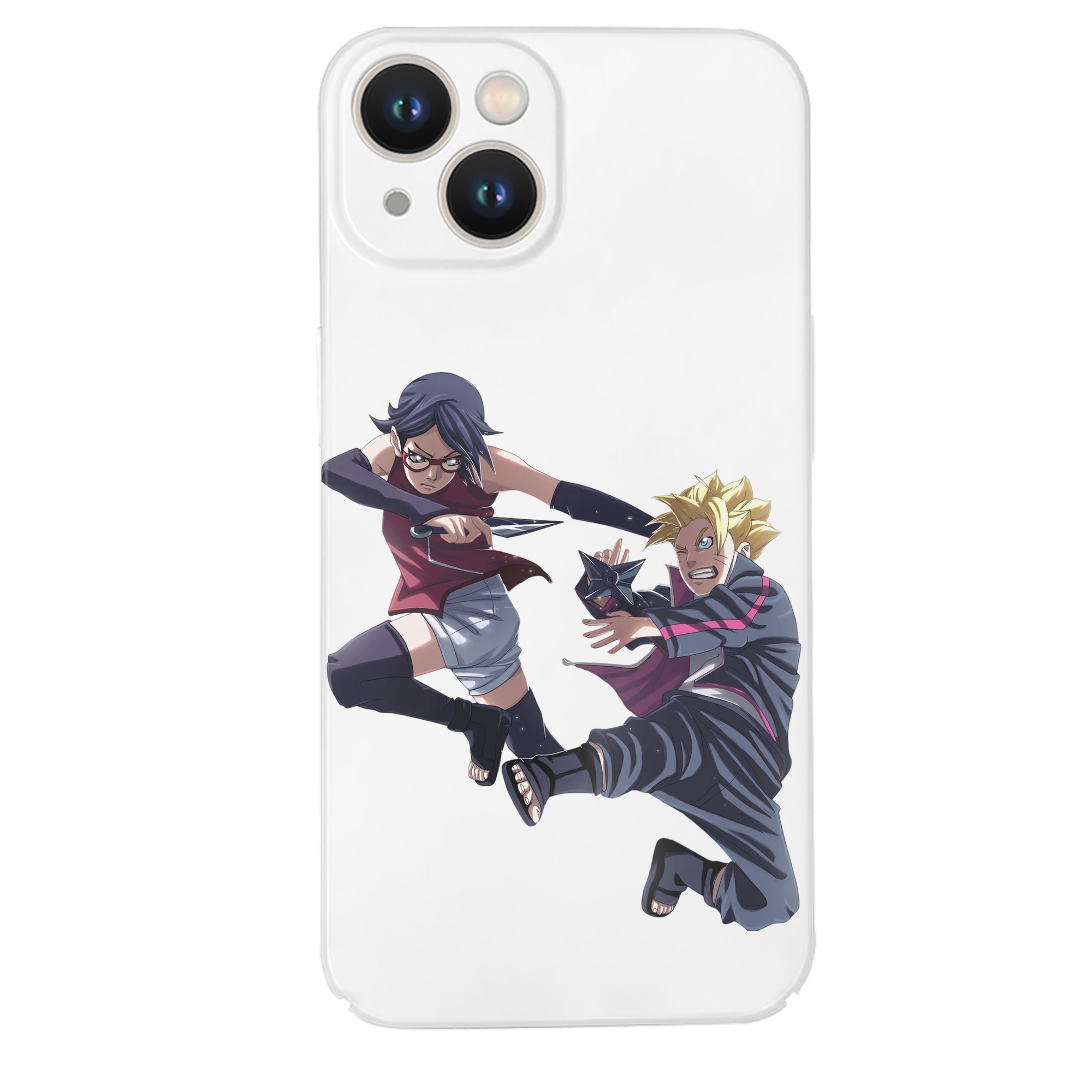 （画像用） NARUTO -ナルト- うちは サラダ Uchiha Sarada 【iPhone 14シリーズ対応】ハードケース